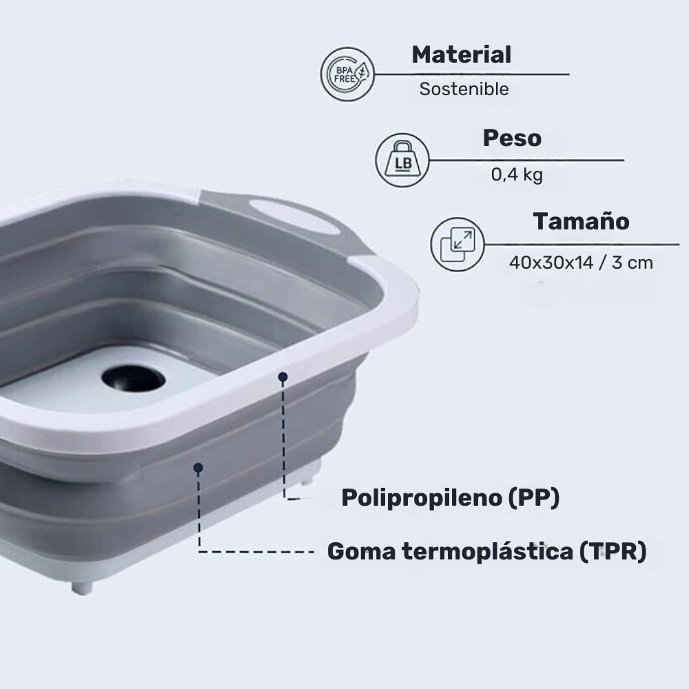 SliceMaster™️ - Tabla de cocina 3 en 1