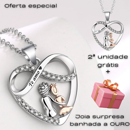 Colar - "Amor de avó e neta" Oferta 2x1 + Jóia surpresa banhada a ouro